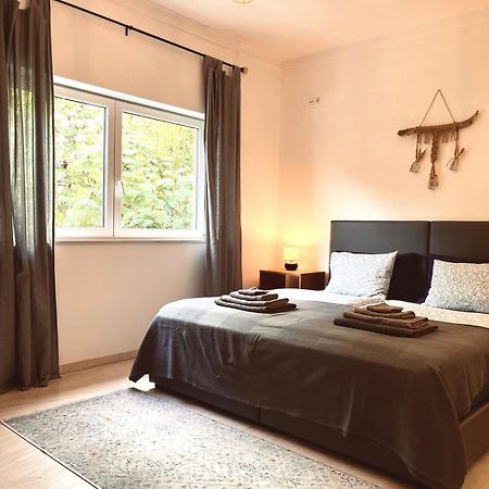 Edles Apartment In Architektenvilla Mit Grossem Pool, Sauna, Dachterrasse Und Malerischem Garten Pataias Kültér fotó